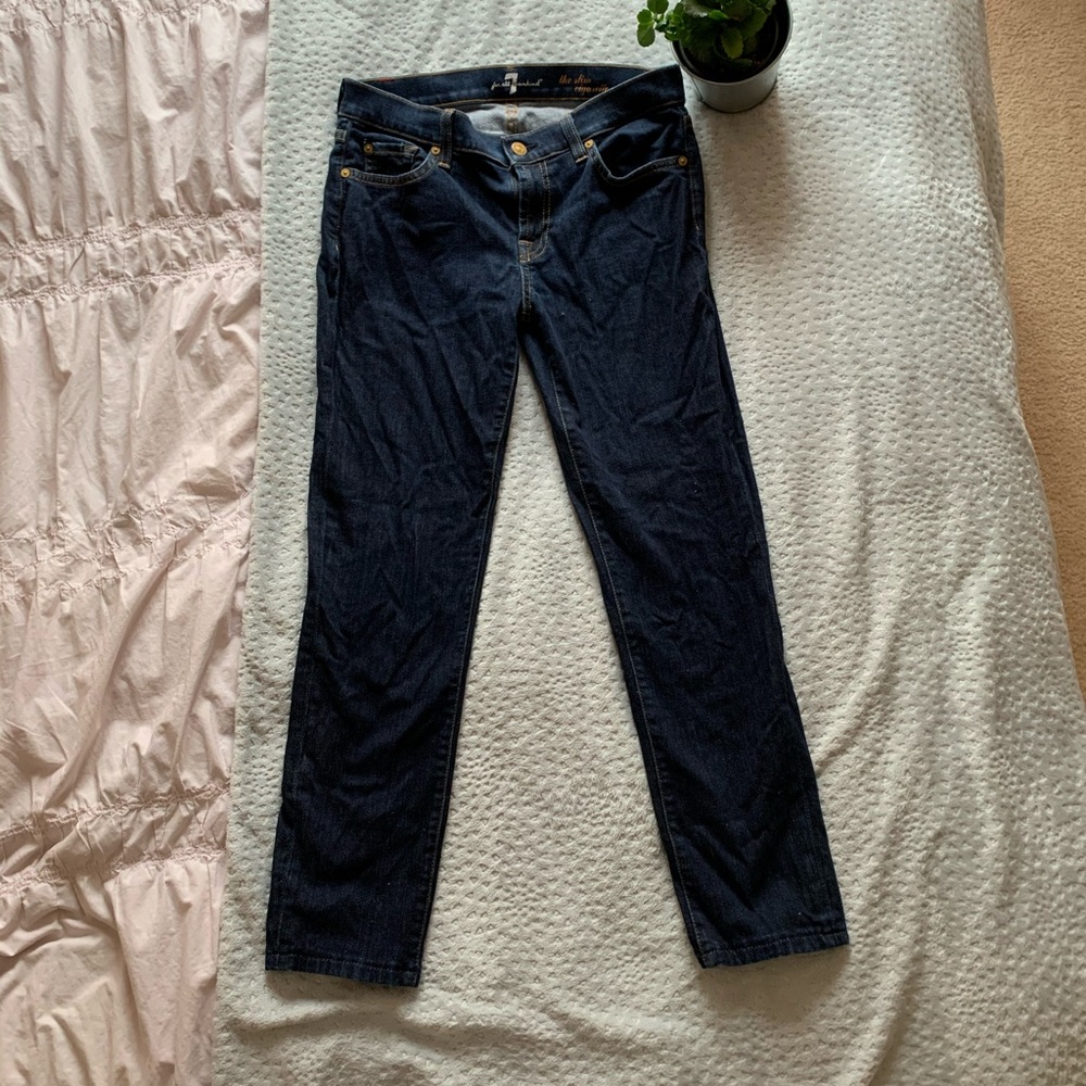 7 For All Mankind Dark Wash Jeans